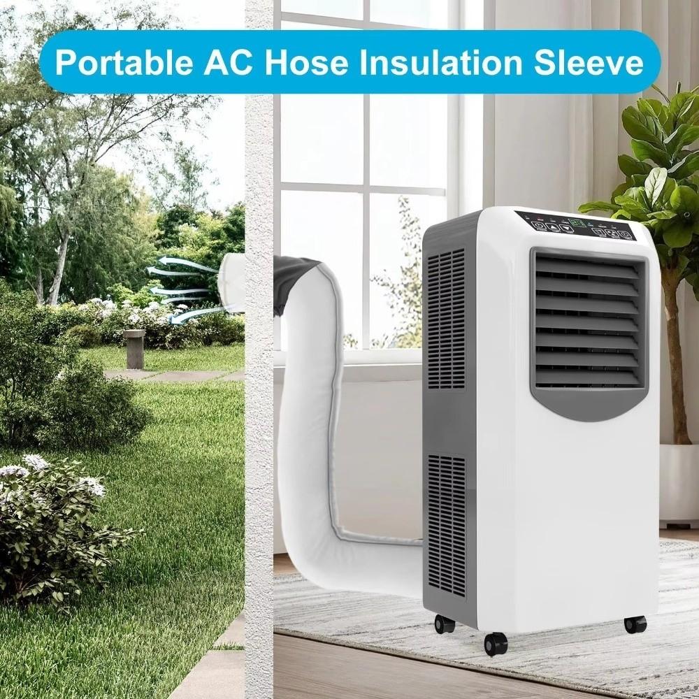 Dust Proof AC Hose Insulation Sleeve Adjustable Pipe Wrap Sleeve Cooling Heating System