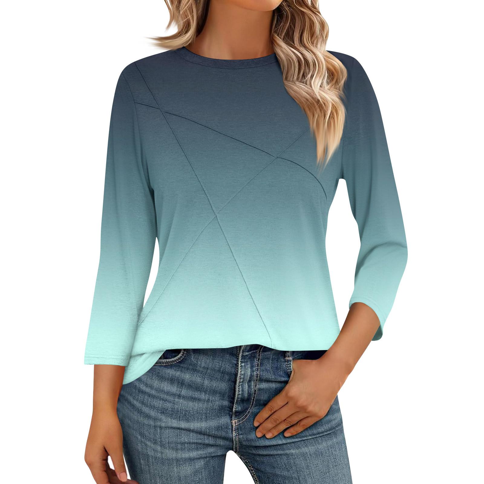 

Женские летние топы, повседневные свободные плиссированные футболки с оборками и круглым вырезом S