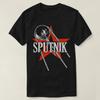 Sovjet Ruimtevaart CCCP 1957 Spoetnik 1 Satelliet T-shirt 100% Katoen Ronde Hals Zomer Korte Mouw Casual Heren T-shirt Maat S-3XL