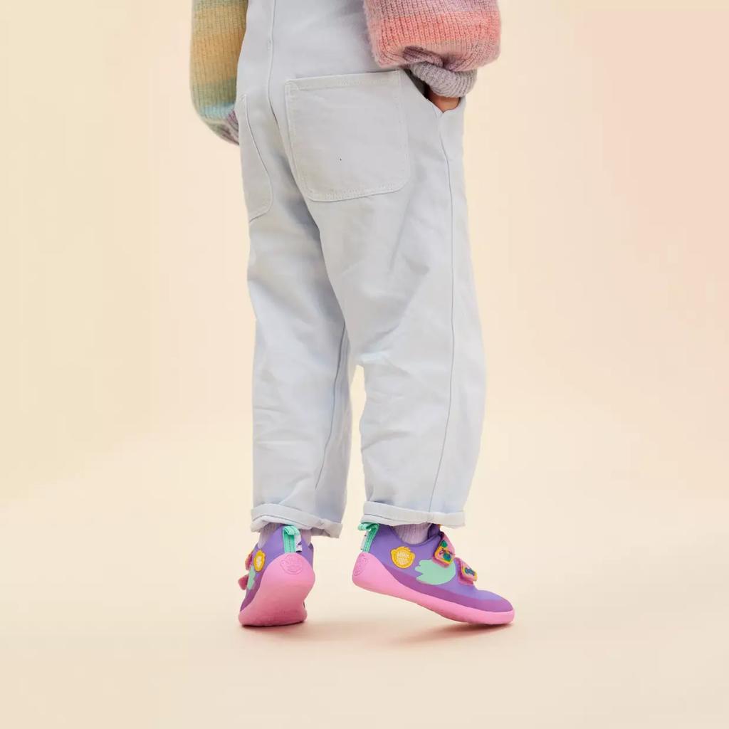 Children's Shoes Affenzahn Half-shoe Cotton Lucky Creative Toucan (00391-40120)