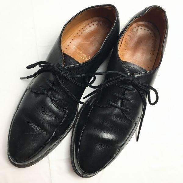 Vintage 60s70s Thom McAn Bootmaster Premium Model Business Shoes U-Tip Black Size 25.526.0 Men's(USED)