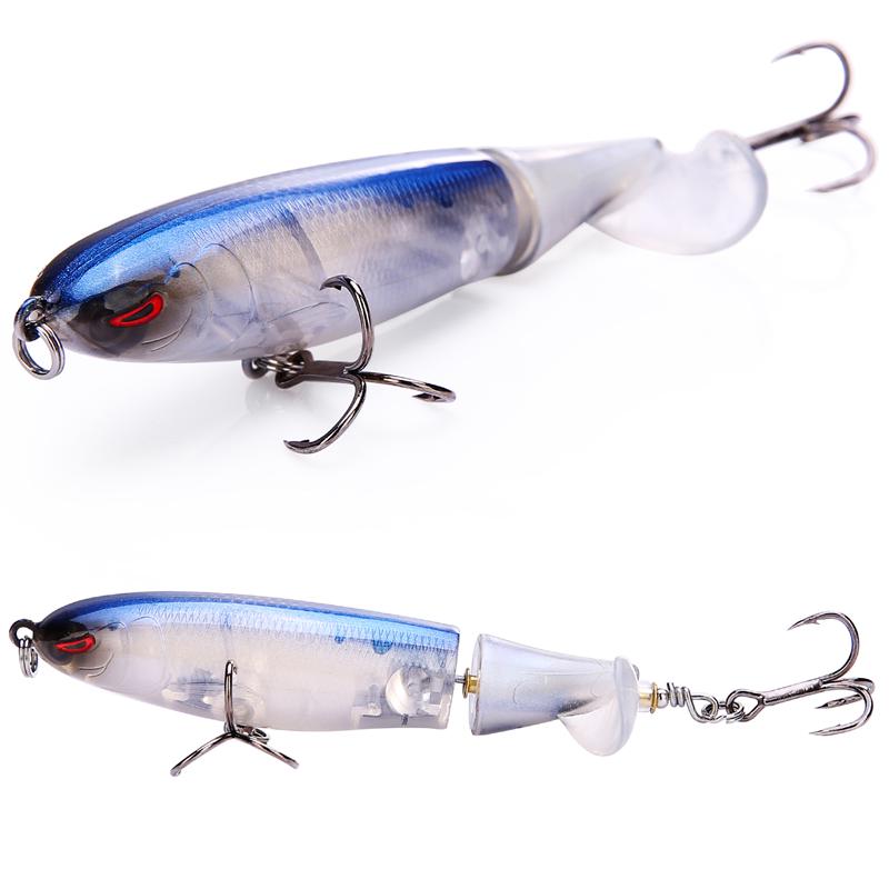 Nalucă de pescuit cu 2 secțiuni Momeală tare Wobbler Minnow Bait Crank Popper Swimbait Aparatură de pescuit