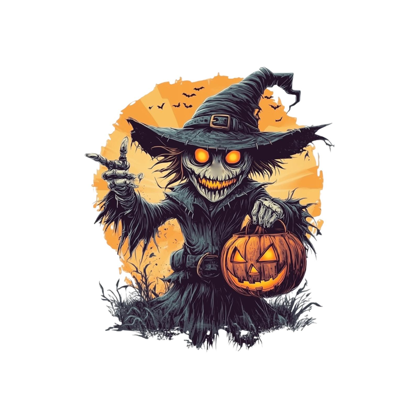 

Хэллоуин Новый Ужас Тыква Черный Скелет Наклейка Спальня Гостиная Фон Праздничное Украшение Наклейка на Стену One Size