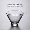 Glass Master Men's Gongfu Tea Cup - High Transparency, Heat Resistant, Personal Use Tasting Cup
