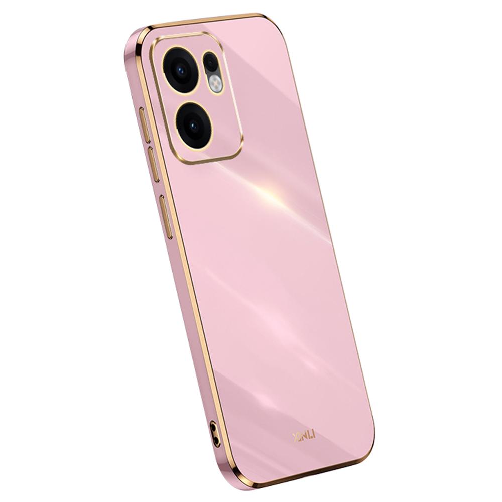XINLI For Oppo Reno13 F 5G Case TPU Phone Cover with Electroplating Frame