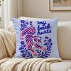 Animal Style Tiger Cushion Cover Breathable Organic Short Plush Pillow Cases Machine Washable Wrinkle-Resistant Soft Durable