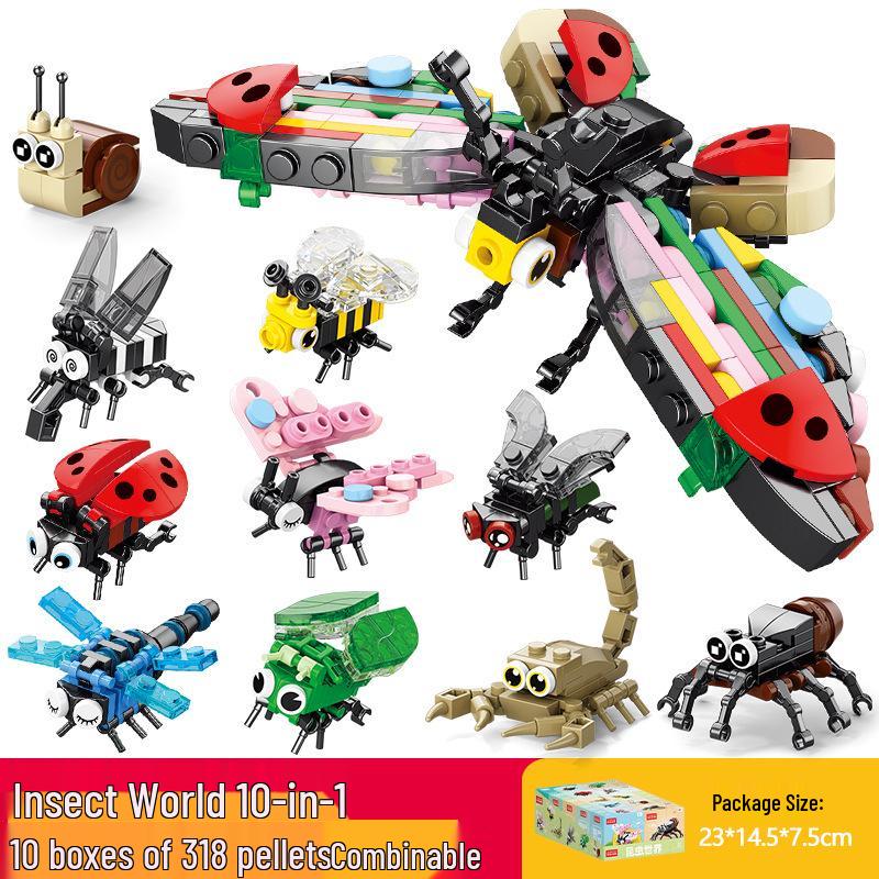 Qimu Dinosaur Guardian Mecha Building Blocks - Children s Tyrannosaurus Rex Toy Gift