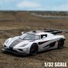 1/32 KOENI ONE1 Simulation Car Model Metal Diecasts & Toy Vehicles Alloy Decoration Toy Global Limited Edition Children Boy Toys