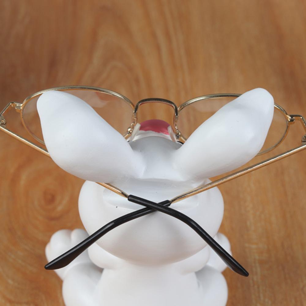 White Eyeglass Holder 16*10cm Sunglass Holder Creative Animal Decorative Holder Home Decoration