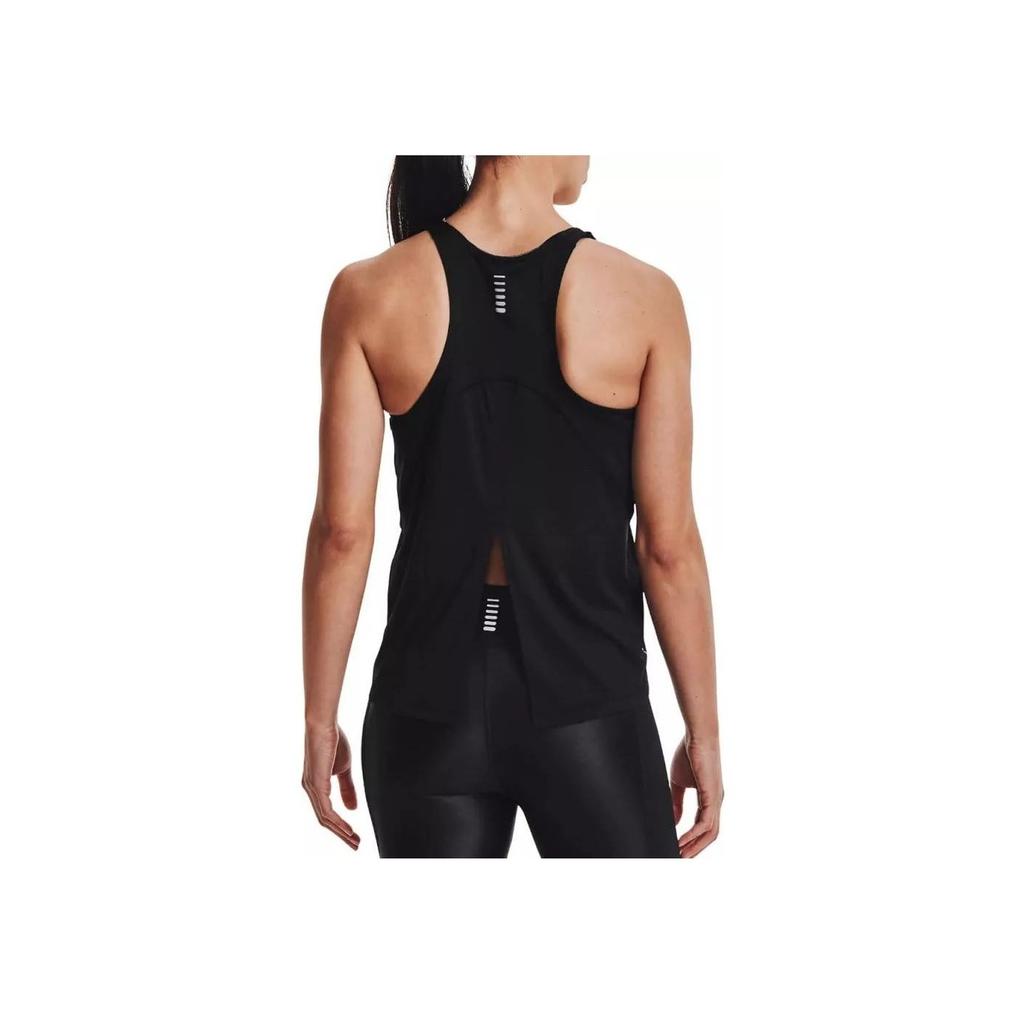 Under Armour Solid Color Breathable Casual Tank Top Women Tops Black 1361925-001