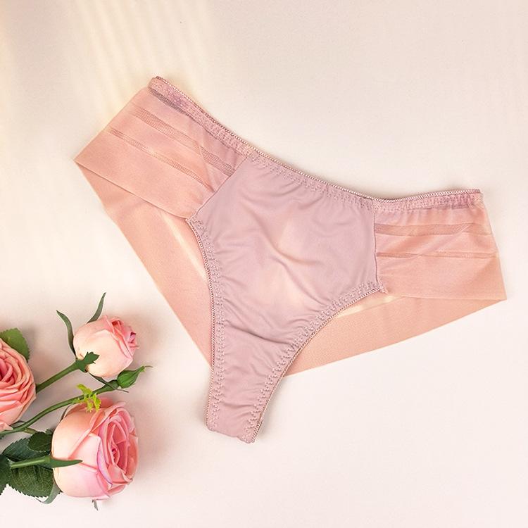 Ladies New Summer Lace Mesh Bow Cotton Comfortable Soft Briefs