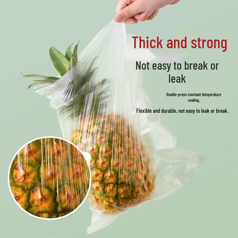 CHAHUA Disposable Flat-Mouth Food Storage Bags