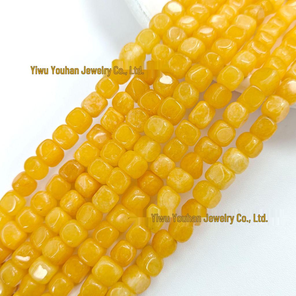 Natural Stone Square Beads for DIY Bracelets & Necklaces