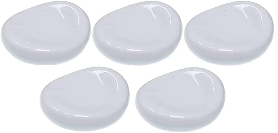 

Set of 5 White Porcelain Round Chopstick Made in Mino Commercial ACS WEB SHOP Rests, Japan, White, Ceramic, Ware, Use,