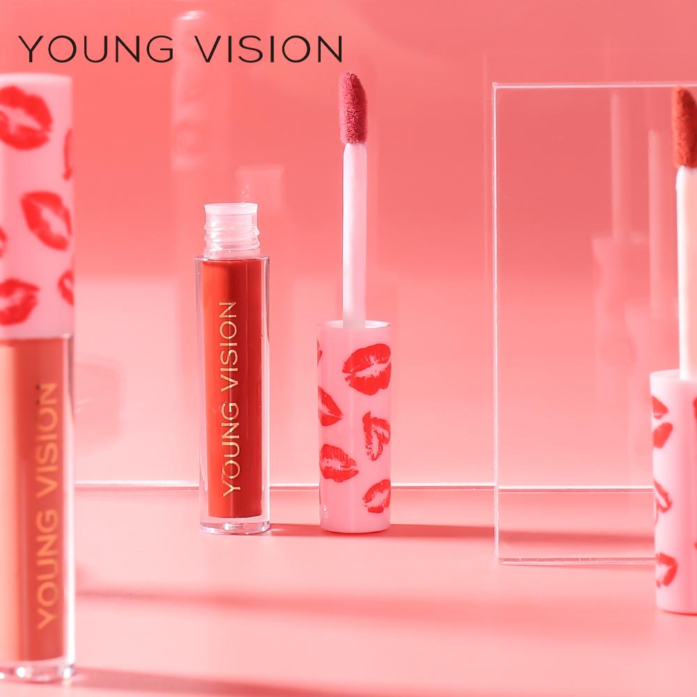 YOUNG VISION Einzelner Lipgloss in 12 Farben, optionaler flüssiger, matter Nebel, der lange hält und nicht leicht zu entfärben ist