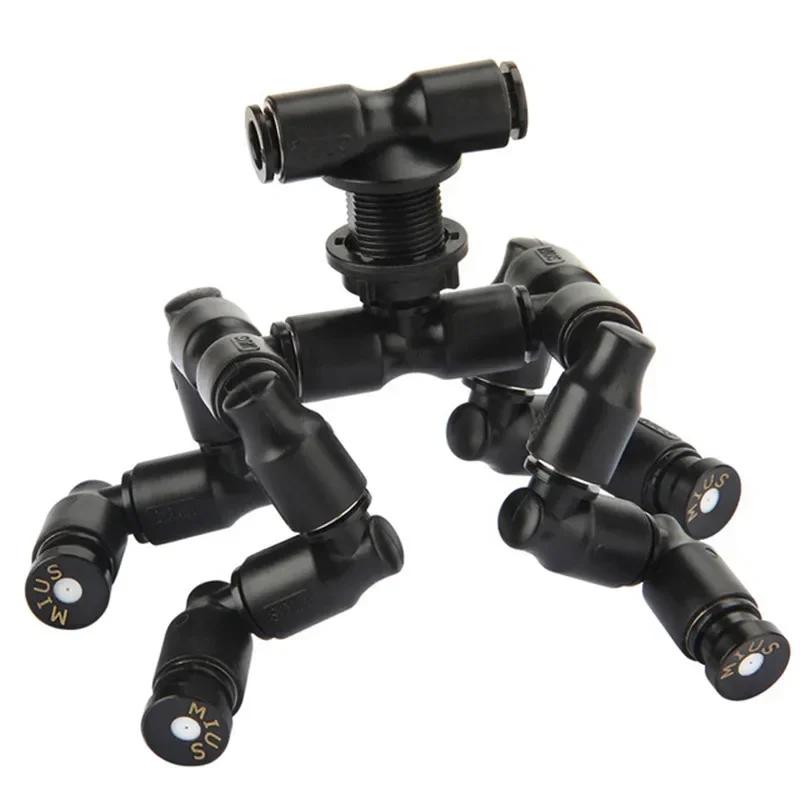 Universal Misting Nozzle 360°Rotatable Fogger Sprayer Reptile Terrarium Rainforest Vivarium Humidity Irrigation System Nozzle
