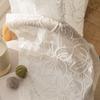 Embossed Jacquard Curtain Window Screen Living Room Bedroom Balcony Blackout White Yarn Light Luxury Modern