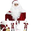 Plush And Cozy Santa Claus Costume Set Perfect For Christmas Festivities And Events