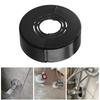 Cover and Block Reserved Holes with Pipe Cover Decoration Silver Option