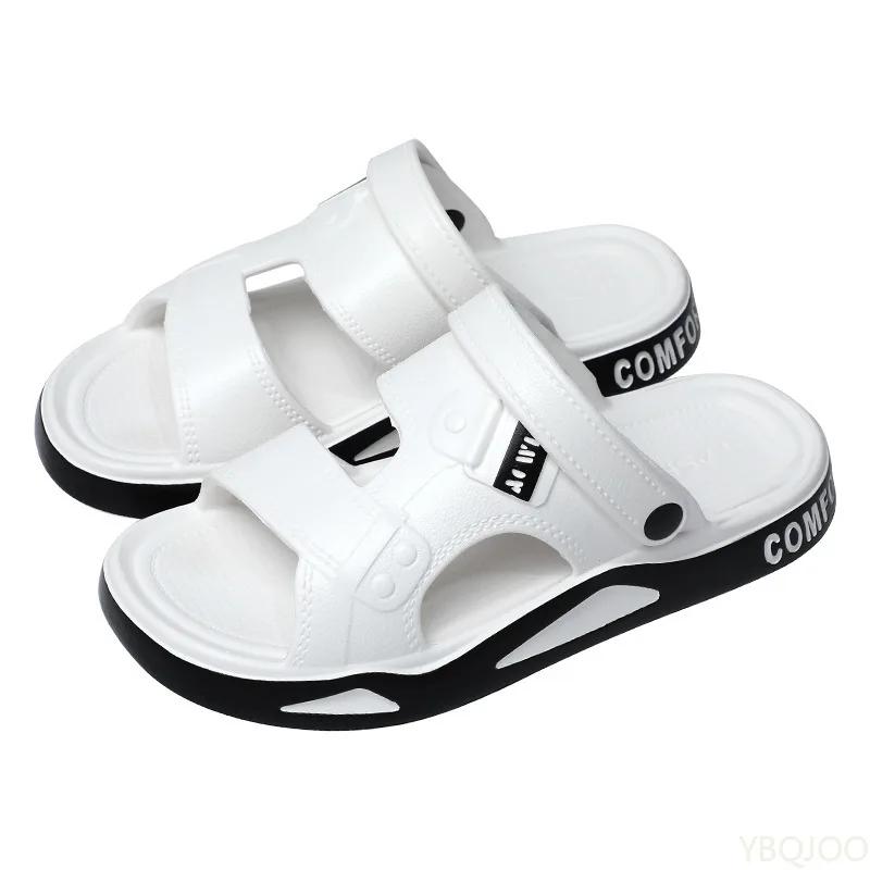 Fashion Summer New Slippers EVA Men's Sandals Non-slip Open-toe Sandals Outdoor Light Thick-soled Shoes Male Beach Shoes Zapatos Homme