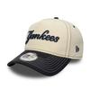Casquette De Baseball - NEW ERA - 9FORTY E-Frame - Ajustable Snapback - Patch Yankees - Bleu Marine