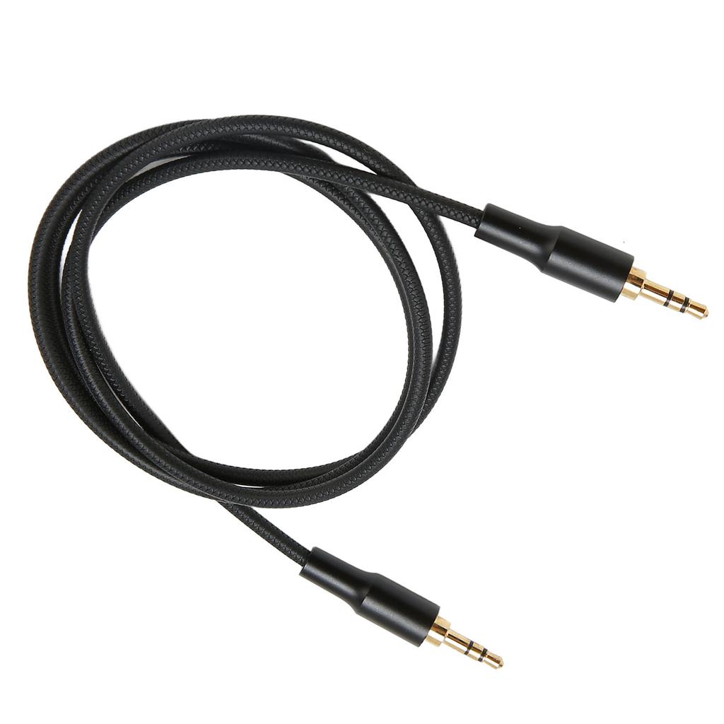 3.5mm Male to Male Sound   Cable Professional Nylon Woven 3.5mm Stereo Sound Cord for Earphones Car Speaker 3.3ft