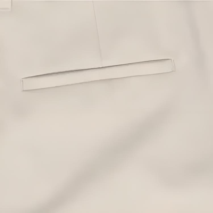 Uniqlo Solid Color Airy Pleated Straight Leg Suit Pants Women Pants Beige 469310-31