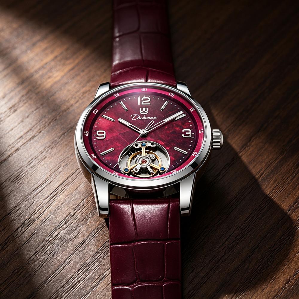 NEW Tourbillon Watch Men Fashion Sport Automatic Mechanical Clock Waterproof Wristwatch Top Brand Luxury Business Watch Reloj