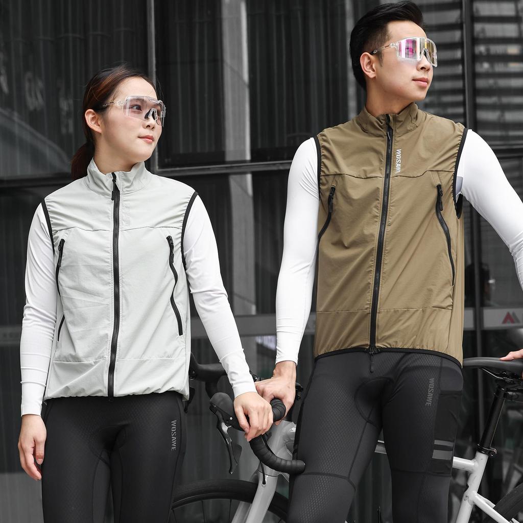 Wosawe Unisex Motorrad Radfahren Wandern Laufen Winddicht Wasserabweisend Langlebig Sport Reflektierend Atmungsaktiv Fahrweste