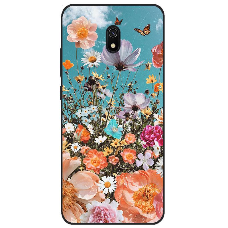 Case for xiaomi redmi 8a cases full protection soft tpu back cover on redmi 8a bumper hongmi 8a phone shell bag coque animal dog