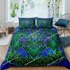 Bohemian Lotus Bedding Set Mandala Duvet Cover Bedroom Comforter Covers Single Twin King Size Quilt Cover Home Textile