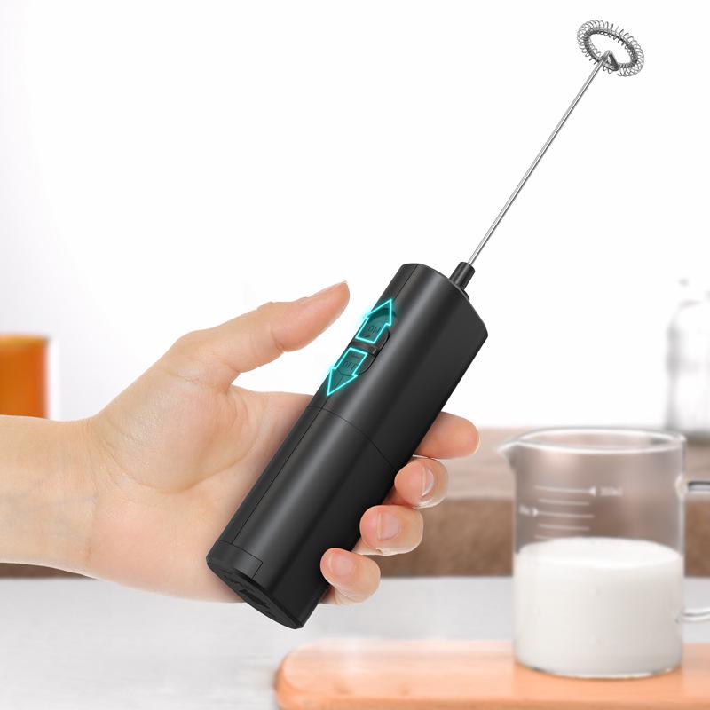 Mini Portable Electric Milk Frother for Home Use - Handheld Mixer & Whisk