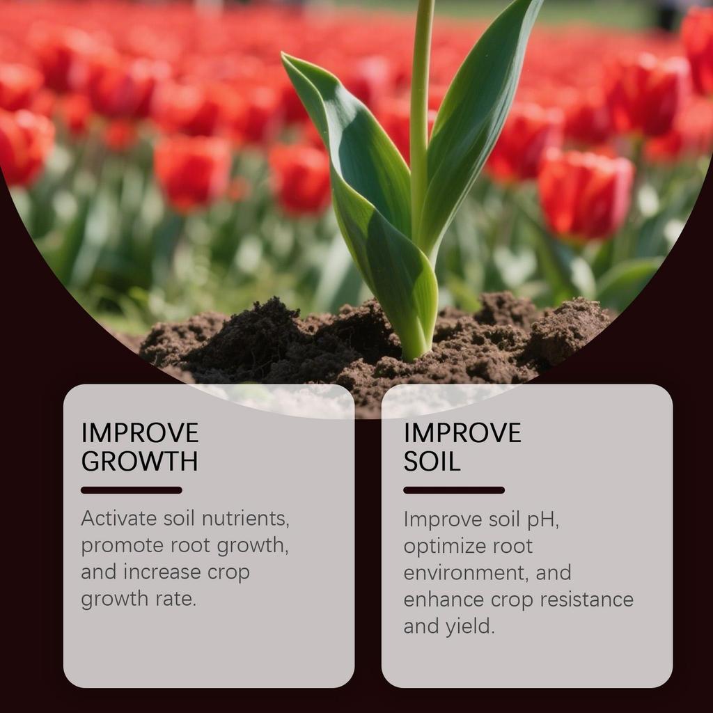 Yegbong soil activator, improve loose soil, supplement plant nutrients, household gardening planting curing agent 120g