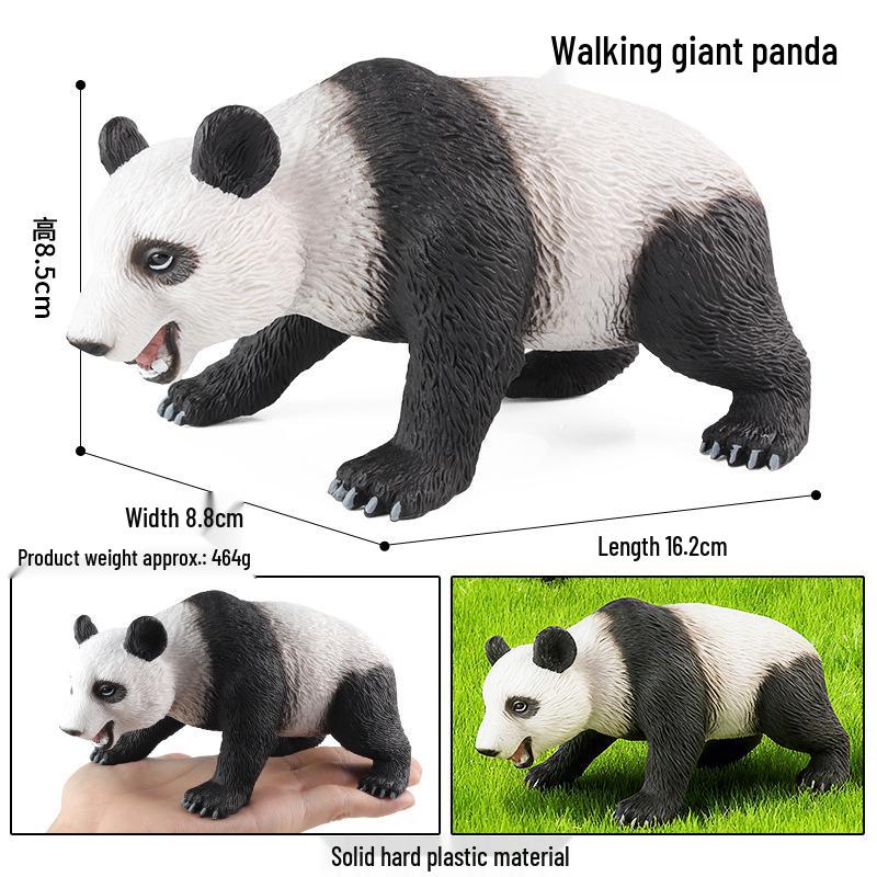 Wildlife Simulation Model: Tiger, Lion, Panda, Elephant, Rhinoceros, Kangaroo, Leopard, Horse, Sheep Toy Set