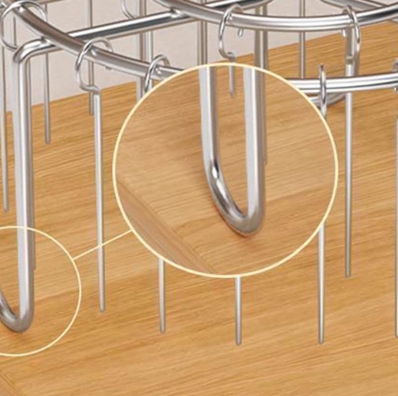 24-струнная аэрофритюрница-гриль, бытовая духовка, подвесной гриль, нержавеющая сталь, антипригарное покрытие, многоразовый, вертикальный, бытовой гриль-барбекю CN