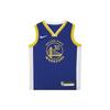 Camisa Icon Edition Stephen Curry Estampa de Letra e Número Color Block Gola Redonda Temporada 2023/24 Golden State Warriors Camisas Infantis FZ0891-495