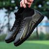 Calzini Bambino/Uomo Bocca Scarpe da Calcio Gomma Suola Morbida Chiodo Corto Erba Artificiale Pelle Gioventù Scarpe da Calcio Bambino