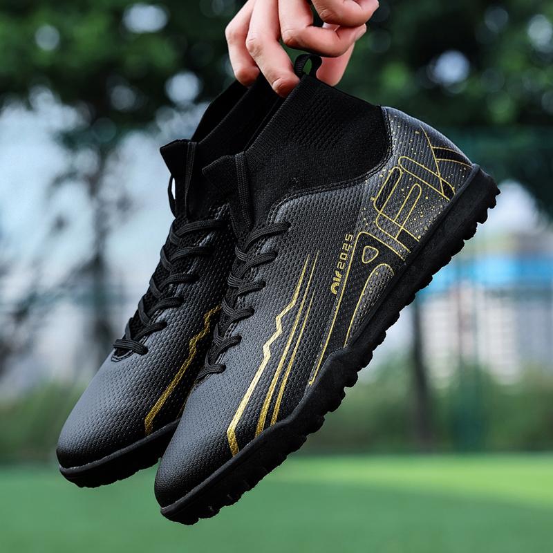 Calzini Bambino/Uomo Bocca Scarpe da Calcio Gomma Suola Morbida Chiodo Corto Erba Artificiale Pelle Gioventù Scarpe da Calcio Bambino