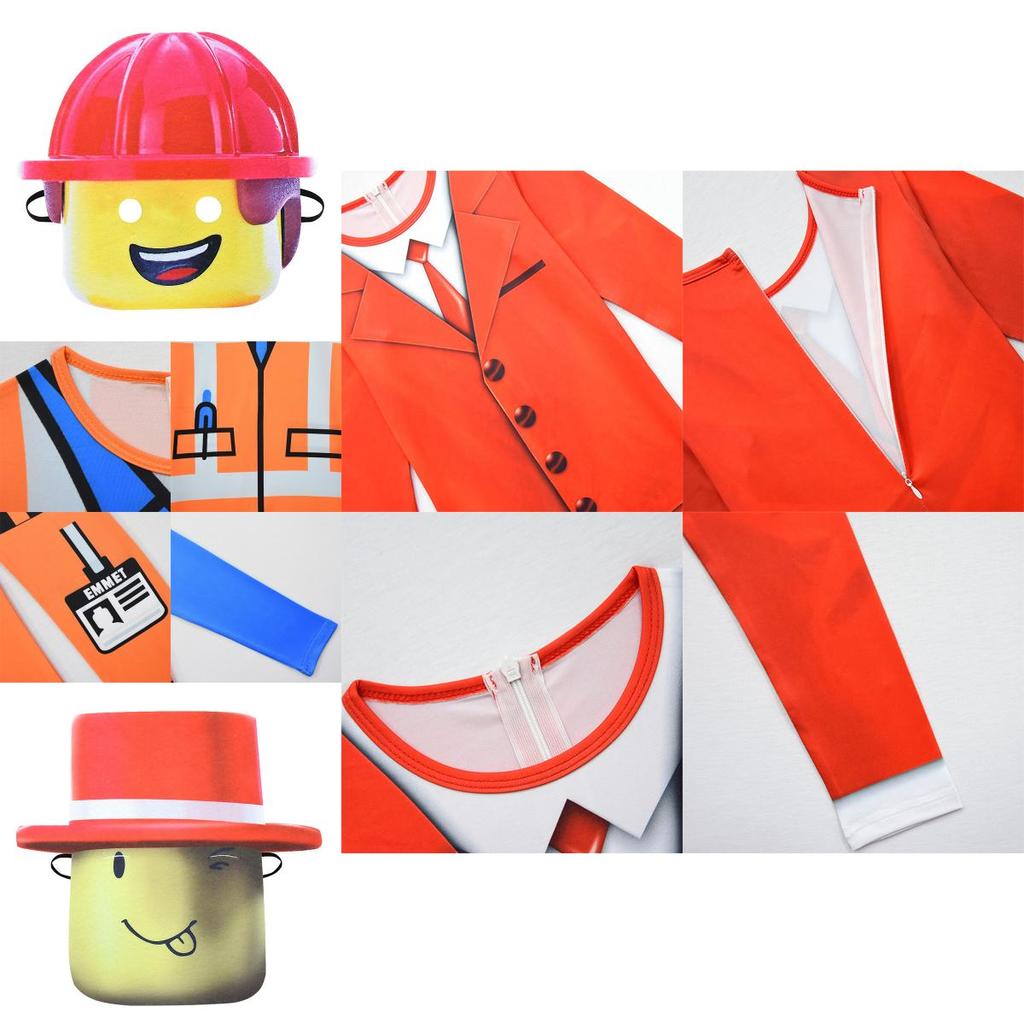 Eye-catching Roblox Cosplay Costume Kids Jumpsuit For Halloween And Parties