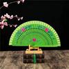 Double-Sided Easy-To-Open Folding Fan, Group Cheongsam Retro Fan, Catwalk Dance, Bright Red Model Dance Fan, Chinese Style