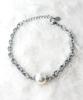 Glory_Arden [Women'S] 10Mm Polished Pearl Surgical Steel Bracelet / Ghmb-252