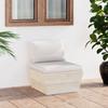 Central Garden Pallet Sofa with Impregnated Spruce Cushions