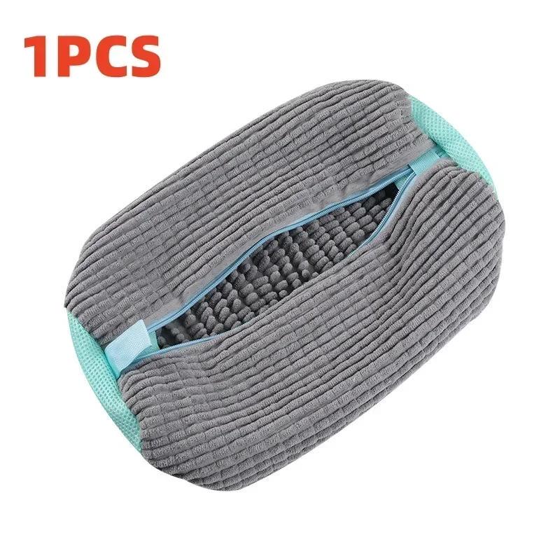 1/2PCS Washing Shoes Bag Cotton Laundry Fluffy Fibers Easily Remove Dirt Washing Bags Anti-Deformation Shoes Clothes Organizer