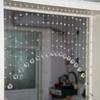 20 Strings Crystal Beaded Curtain, Arched Door String Curtain, Hanging Doorway Room Divider Suitable for Home, Coffee House, Bedroom, Restaurant.