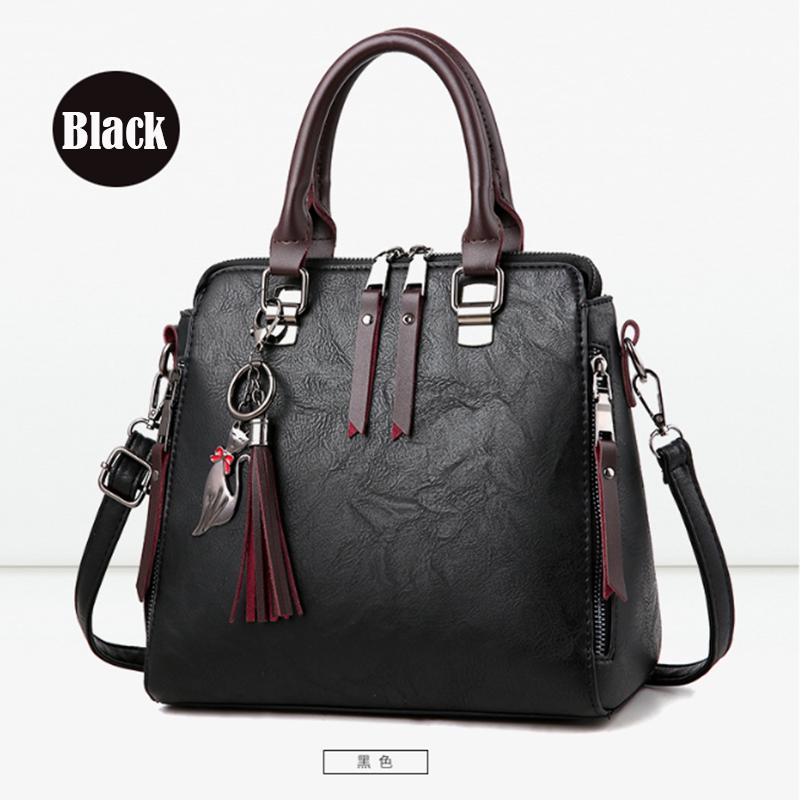 SCIONE Retro Handtasche Damen Tasche Schulter Messenger Bag Mode Tasche mittleren Alters