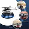 Helicopter Shape Car Air Freshener Solar Powered Rotating Car Decor  Car Interior