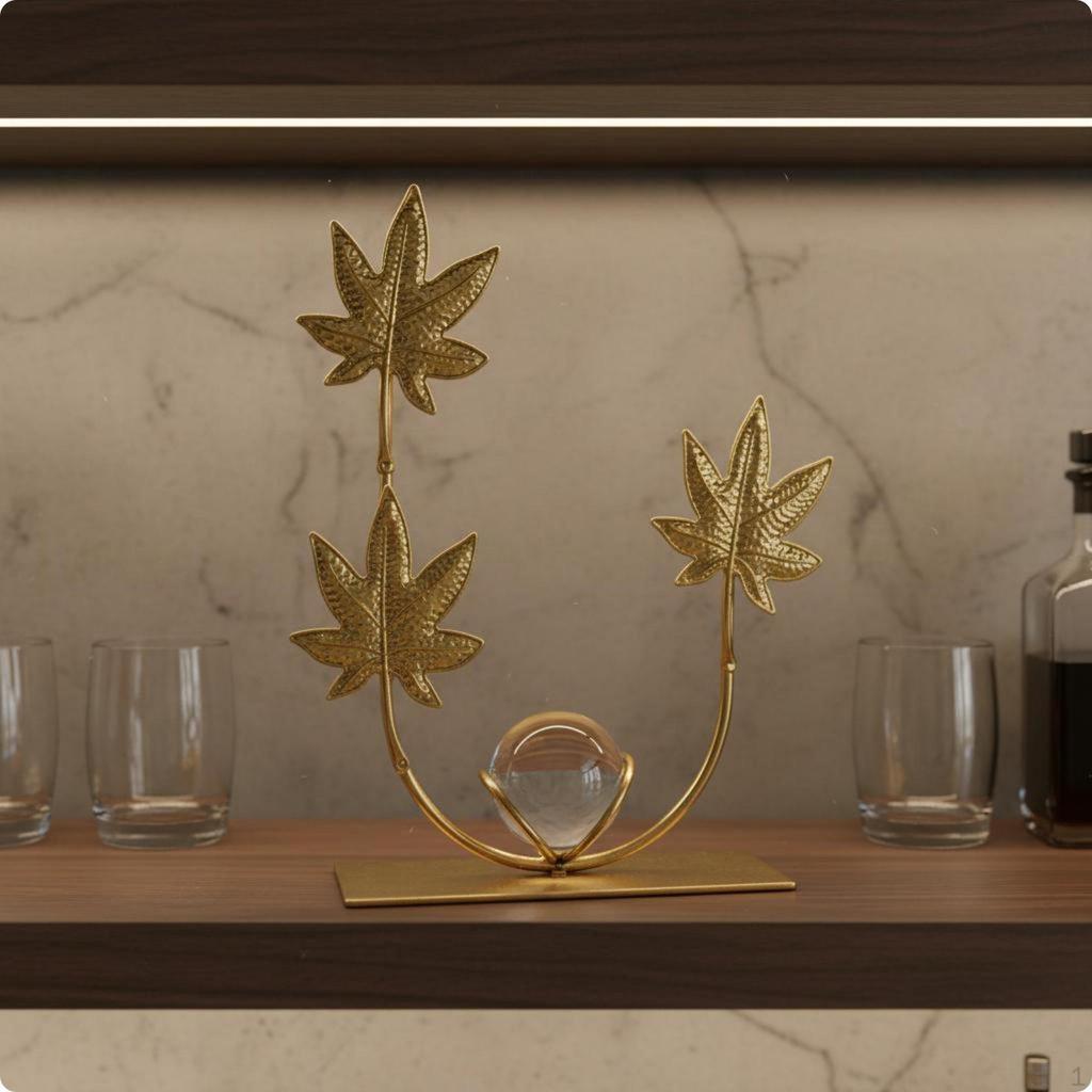 Desk Decor Elegant Luxury Sculpture Gift Idea Flower Ornament for Living Room, Cabinet,