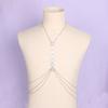 Body Necklace Women Fashion Geometric Body Cuban Chain Ladies Sexy Cross Chest Chain Jewelry Gift
