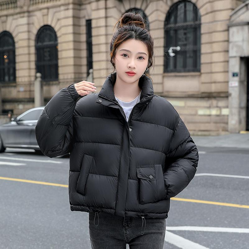 Cotton Jacket Women's Short Loose Stand-up Collar New Padded Jacket Women's Winter 2025 Thickened Cotton Jacket