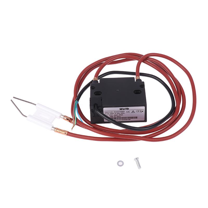 Brennerzündgerät 230V Spannung Impulszündtransformator Heizölheizung Altölbrenner Keramikzündelektrode Zündkabel